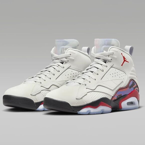 Nike Jumpman MVP Grey White Cream Sneakers Shoes Size 12 - Picture 3 of 13